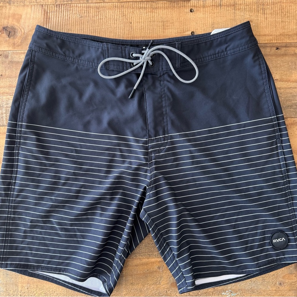 RVCA Men's Black Curren Caples Board Shorts